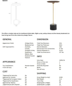 Arteriors Home New Arrivals Fitz Accent Table 14 Arteriors Home New Arrivals Fitz Accent Table