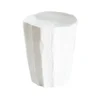 Global Views New Arrivals Trunk Stool White