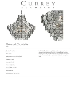 Currey And Company Galahad Chandelier New Arrivals 9 Currey And Company Galahad Chandelier New Arrivals