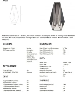 Arteriors Home Gemma Tall Vase Smoke Gray New Arrivals