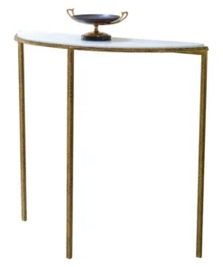 Global Views New Arrivals Hammered Gold Console