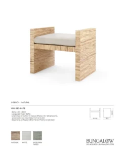 Bungalow 5 H-Bench Natural