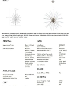 Arteriors Home Hanley Chandelier Polished Nickel New Arrivals 16 Arteriors Home Hanley Chandelier Polished Nickel New Arrivals