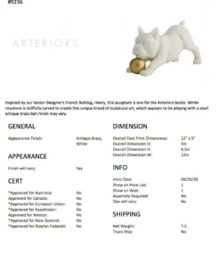 Arteriors Home Henry Sculpture