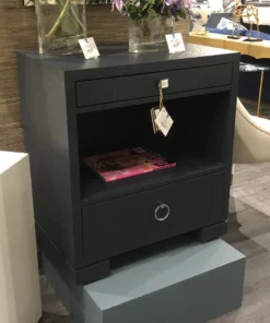 Bungalow 5 Frances 2 Drawer Side Table Black New Arrivals