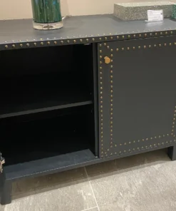 Made Goods New Arrivals Turner 4 Door Buffet Dark Navy Linen