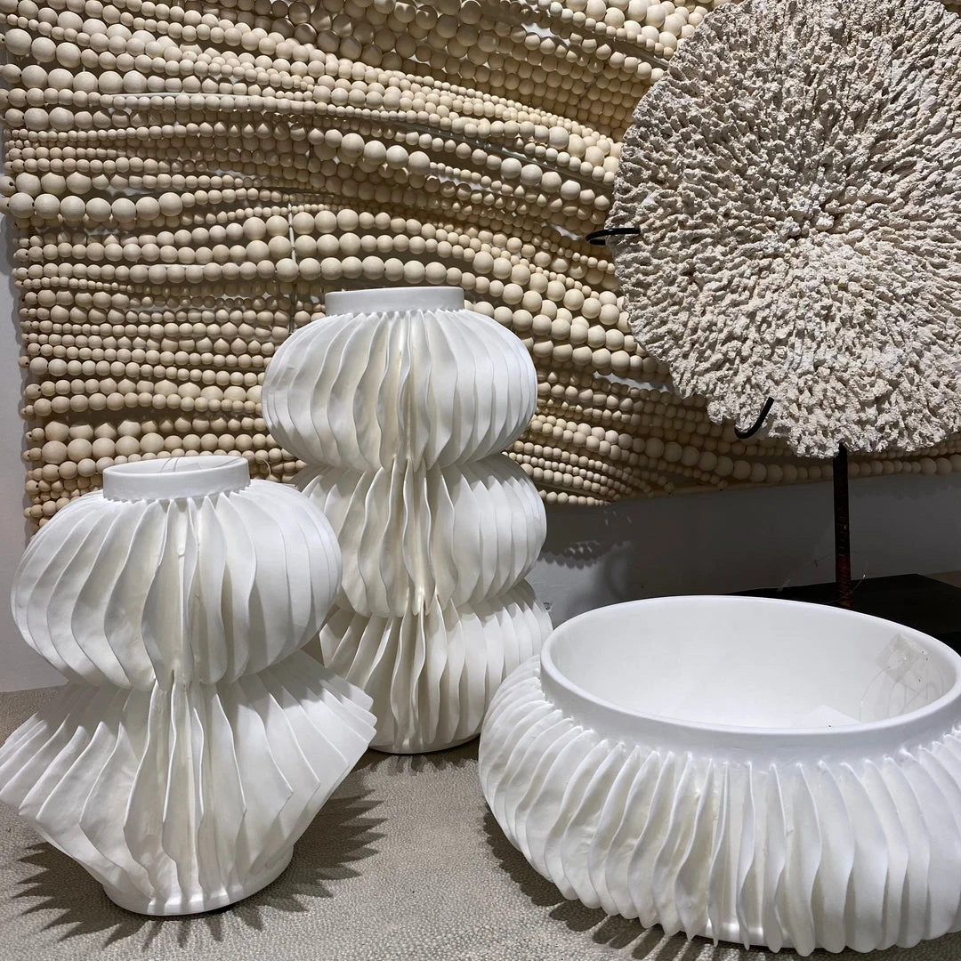 Palecek Antilles Porcelain Vase Tall 5 Palecek Antilles Porcelain Vase Tall