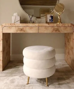 Worlds Away Petra Desk Burl Wood New Arrivals