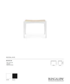 Bungalow 5 Iris Stool White 12 Bungalow 5 Iris Stool White