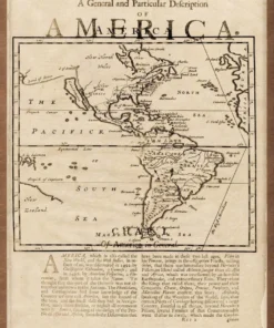 Natural Curiosities Map Of America Framed Artwork New Arrivals