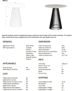 Arteriors Home Jaime End Table New Arrivals