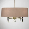Jonathan Adler Ventana Single Tier Chandelier Brass And Ebony 1 Jonathan Adler Ventana Single Tier Chandelier Brass And Ebony
