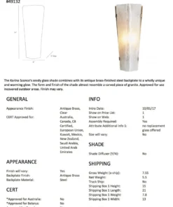 Arteriors Home Karina Sconce New Arrivals