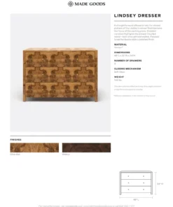 Made Goods Lindsey Dresser Walnut Veneer New Arrivals