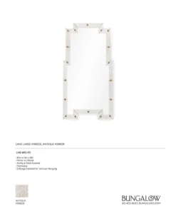 Bungalow 5 Lane Small Mirror Antique Mirror