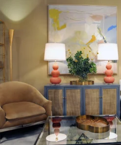 Worlds Away New Arrivals Sofia Cabinet Gray Lacquer