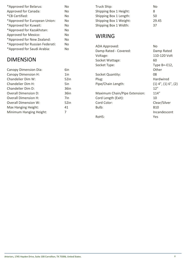 Arteriors Home Linus Starburst Chandelier Pale Brass 8 Arteriors Home Linus Starburst Chandelier Pale Brass