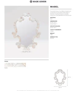 Made Goods New Arrivals Mabel Wall Mirror