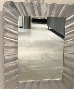 Made Goods New Arrivals Lara Rectangle Mirror Antique Silver