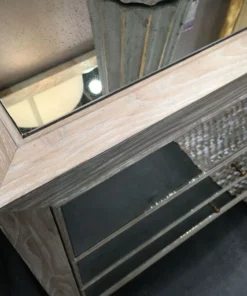 Made Goods Mia Single Nightstand White Cerused Oak New Arrivals