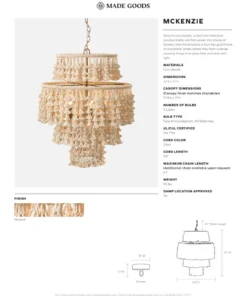 Made Goods McKenzie Chandelier New Arrivals 13 Made Goods McKenzie Chandelier New Arrivals
