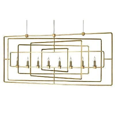 Currey And Company Metro Rectangular Chandelier New Arrivals 3 Currey And Company Metro Rectangular Chandelier New Arrivals