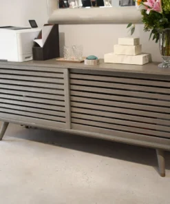 Made Goods New Arrivals Adali Large Cabinet Seal Faux Raffia