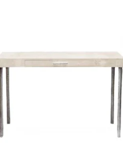 Made Goods Audrey Desk Ivory Faux Shagreen New Arrivals