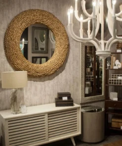 Made Goods Cohen Mirror Natural Roped Seagrass