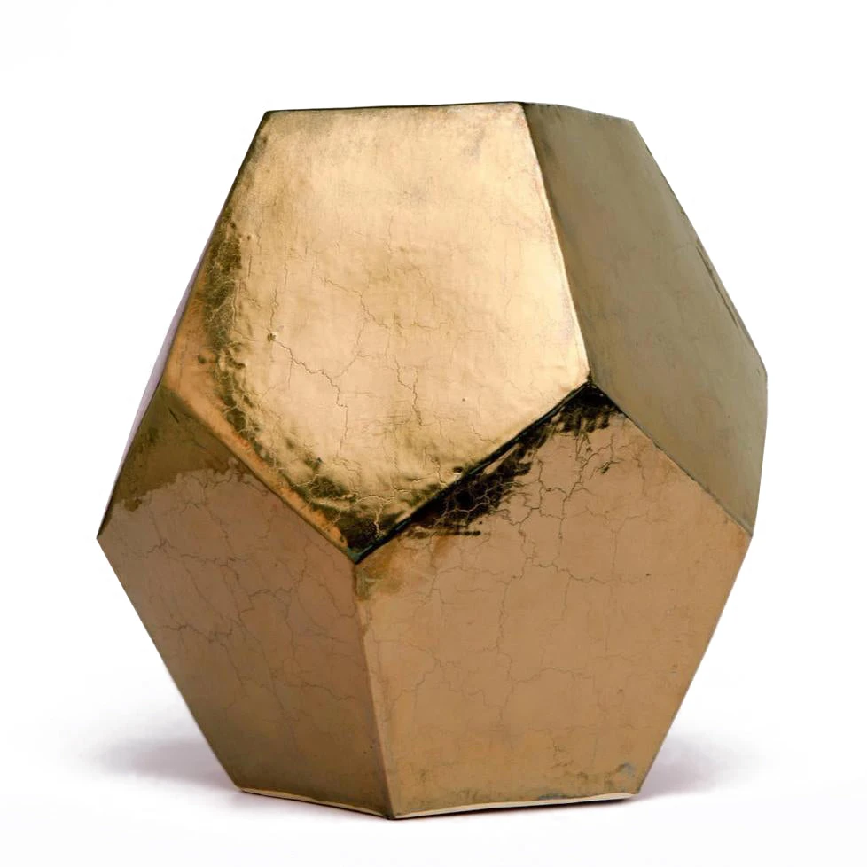 Made Goods New Arrivals Cole Stool Crackled Gold 3 Made Goods New Arrivals Cole Stool Crackled Gold