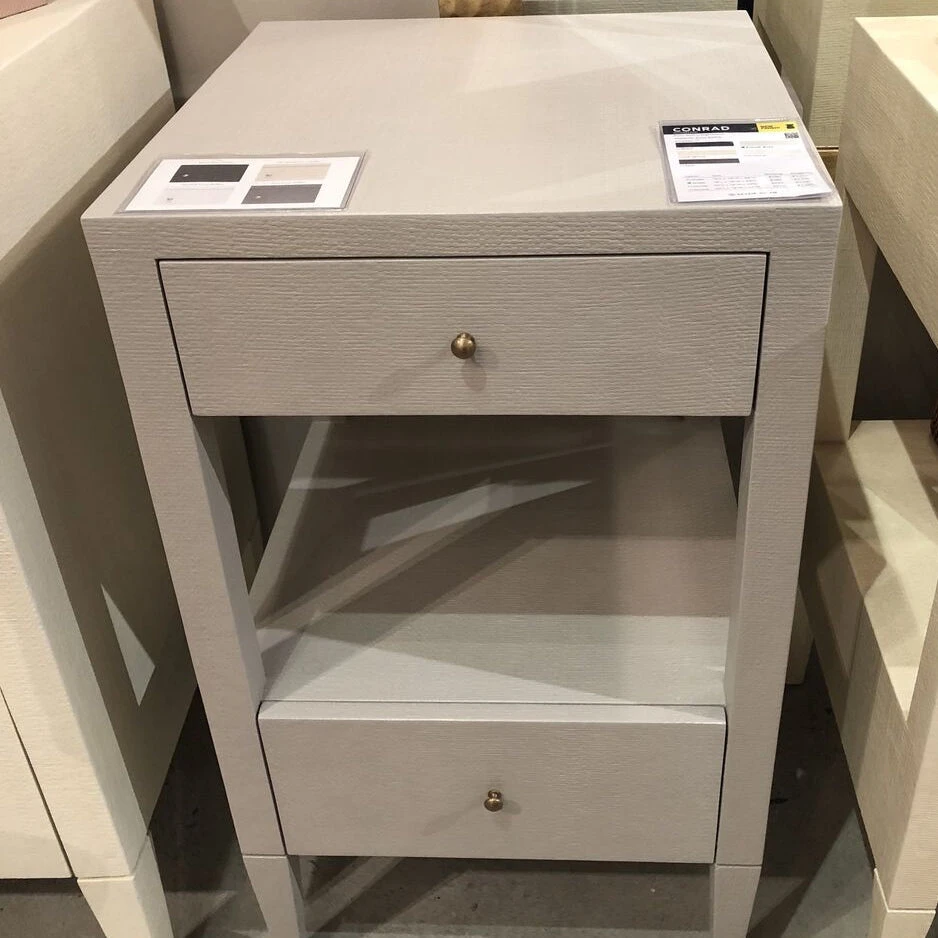 Made Goods New Arrivals Conrad Low Single Nightstand French Gray Faux Raffia 7 Made Goods New Arrivals Conrad Low Single Nightstand French Gray Faux Raffia