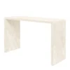 Made Goods Harlow 48" Console Ivory Faux Shagreen
