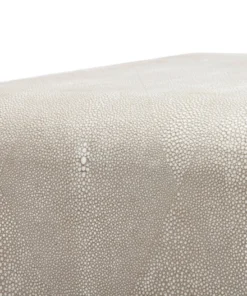 Made Goods Harlow Nesting Tables Sand Faux Shagreen
