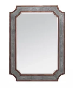Made Goods New Arrivals James Mirror Cool Gray Faux Shagreen