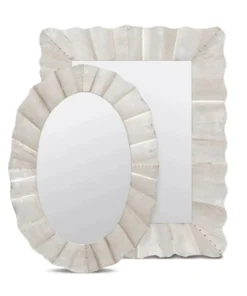 Made Goods New Arrivals Lara Rectangle Mirror Antique Silver