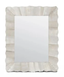 Made Goods New Arrivals Lara Rectangle Mirror Antique Silver