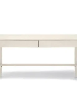 Made Goods Conrad Desk Off White Faux Raffia