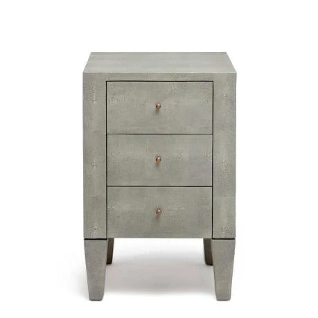 Made Goods New Arrivals Sorin 3 Drawer Single Nightstand Castor Gray Faux Shagreen 3 Made Goods New Arrivals Sorin 3 Drawer Single Nightstand Castor Gray Faux Shagreen