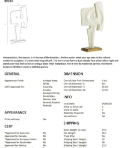 Arteriors Home Maeve Sculpture New Arrivals