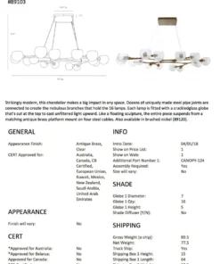 Arteriors Home New Arrivals Mahowald Fixed Chandelier Antique Brass 18 Arteriors Home New Arrivals Mahowald Fixed Chandelier Antique Brass