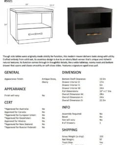 Arteriors Home New Arrivals Mallory Side Table Ebony 16 Arteriors Home New Arrivals Mallory Side Table Ebony