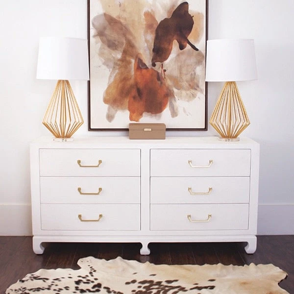 Worlds Away Murray Chest White Grasscloth 5 Worlds Away Murray Chest White Grasscloth