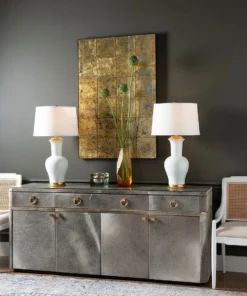 Bungalow 5 New Arrivals Andre Three Drawer And Four Door Cabinet Gray