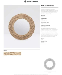 Made Goods Nina Mirror New Arrivals