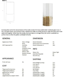 Arteriors Home New Arrivals Nikki Hurricane Or Vase