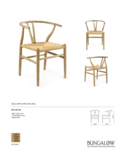 Bungalow 5 Oslo Armchair Natural New Arrivals