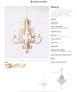 Made Goods Paula Chandelier New Arrivals 7 Made Goods Paula Chandelier New Arrivals