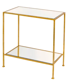 Worlds Away Plano Side Table Gold Leaf New Arrivals