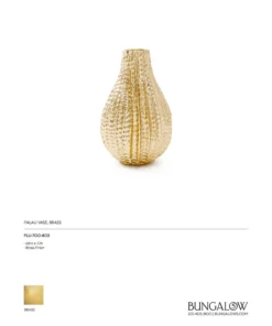 Bungalow 5 Palau Vase Brass New Arrivals