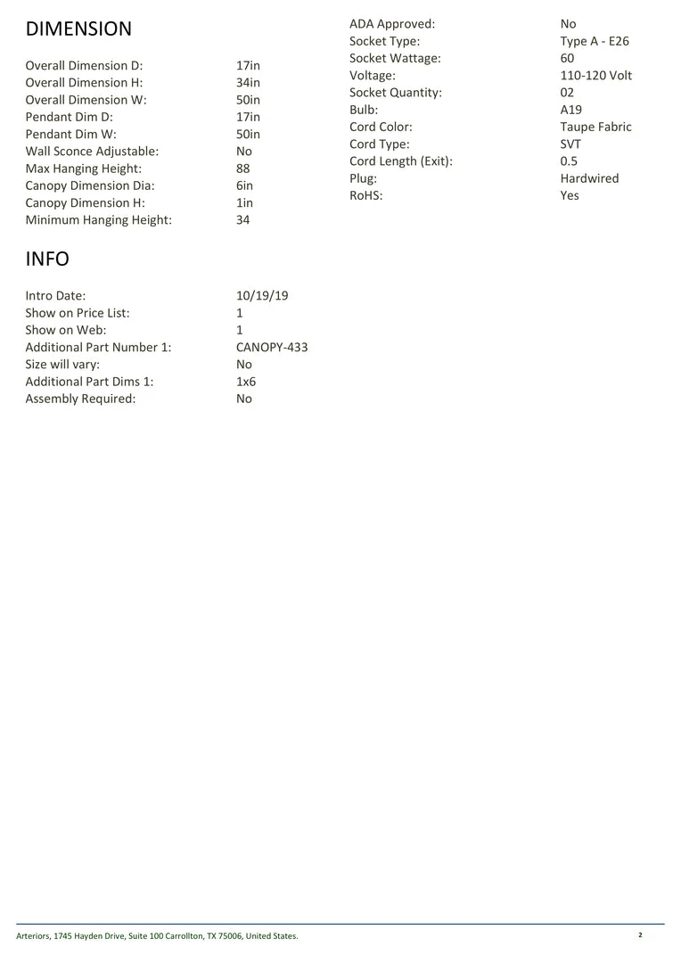 Arteriors Home Pantograph Pendant Antique Brass 8 Arteriors Home Pantograph Pendant Antique Brass